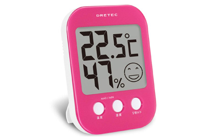 日本多利科dretec，高精度温/湿度计，婴儿室内家用